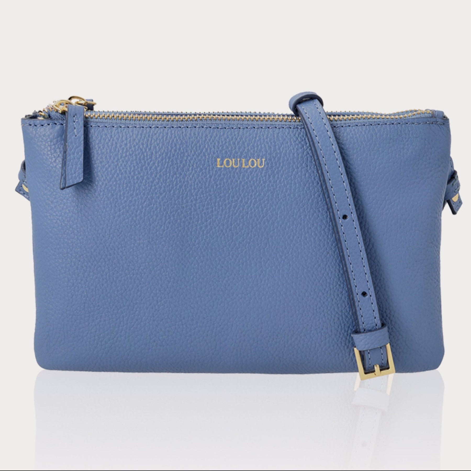 Leren Crossbody Clutch Tasje Quin Bruin - Via Villaggio Leren Crossbody Clutch Tasje Quin Bruin - Via Villaggio