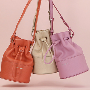 3 colored bucket bags from the LouLou collection